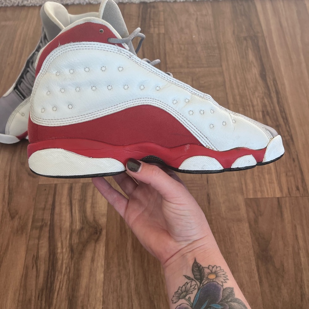Jordan 13s grey toe